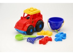 Трактор іграшковий Коник №3 (лопатка+граблі+3паски+відро) ДС