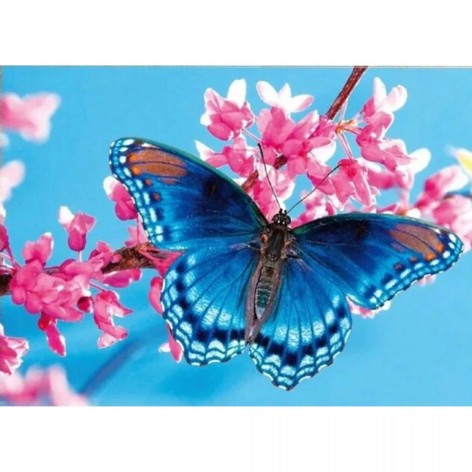 Алмазная мозаика "Крылатый гость", 30х40 см