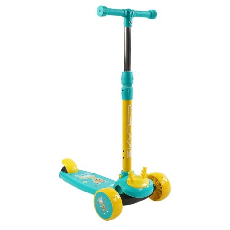 Самокат триколісний "Skyper" (колеса PU 108х41мм зі світлом, кермо знімне)