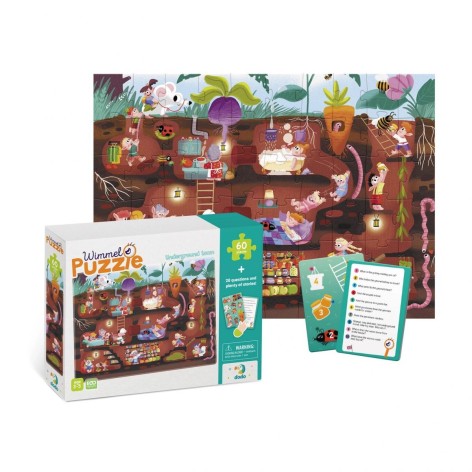 Виммельпазл «Подземный городок»