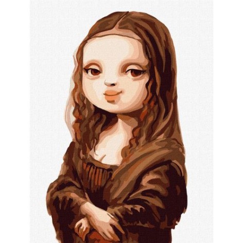 Картина за номерами "Сучасна Мона Ліза"???