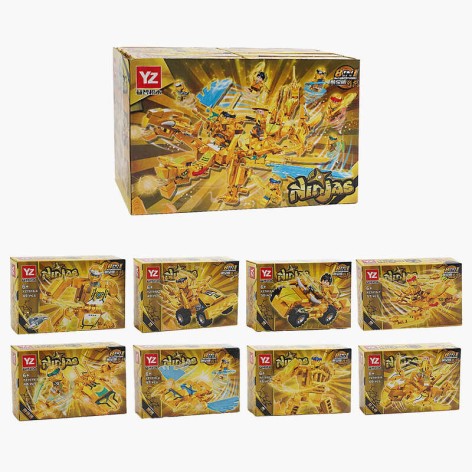 Конструктор, герої, 8в1,  мікс видів  