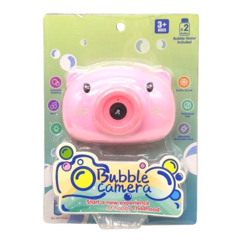 Установка с мыльными пузырями "Камера свинка" (розовая)