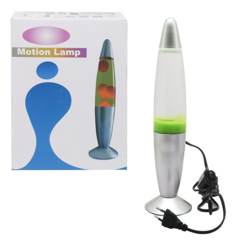 Лава лампа 30W 34,5 см uk зелена