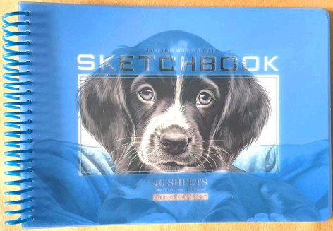 Скетчбук N9673,А5,40арк.,чистые листы,100г/м2