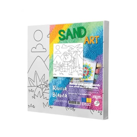 Набор для росписи песком 25*25 "Сокровища поиска" ТМ "RIVIERA BLANCA"