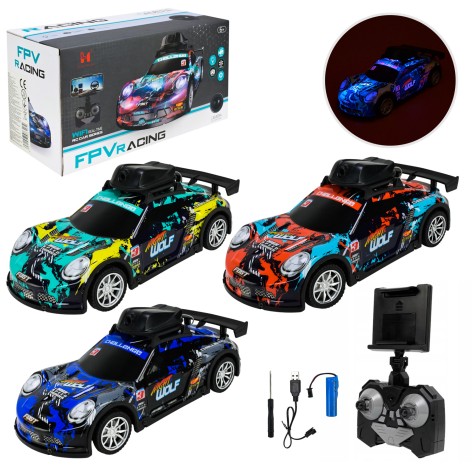 Р/К Машина акум 3кольра, КАМЕРА, світло ,звук, usb-заряд, кор. 26,2*11,5*14см /24/