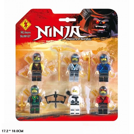 Фигурка мультгероев 6 фигурок на планшетке 18*17,2см 