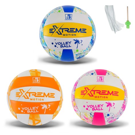Мяч волейбольный №5, PVC, 3 цвета
