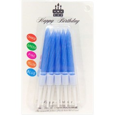 Свечи неоновые, синие