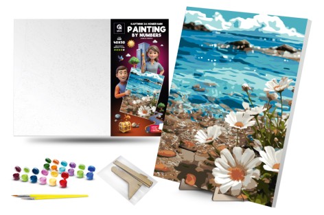 Набор для раскраски по номерам Qbee 