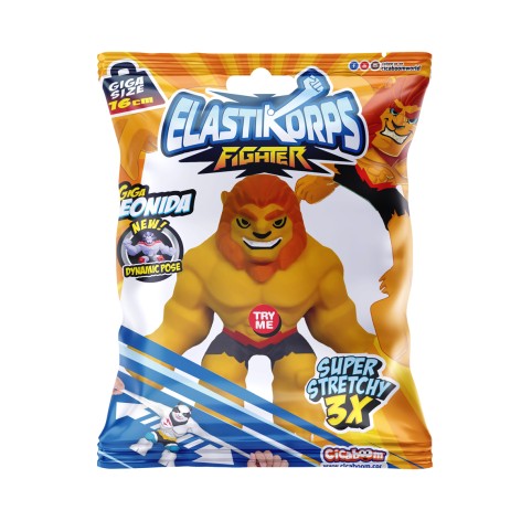 Стретч-игрушка ELASTIKORPS серии «Fighter» – ЛЕВ ЛЕОН