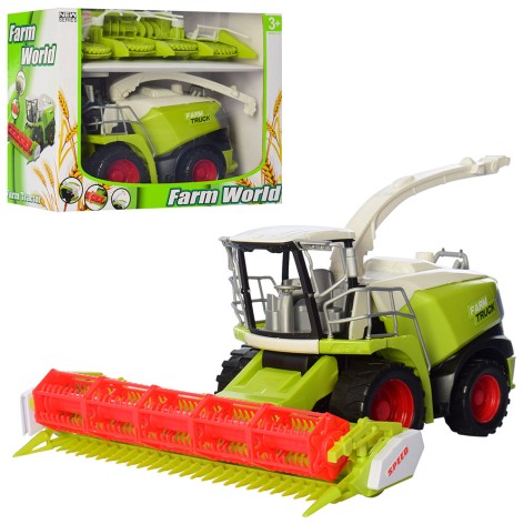 Іграшка Комбайн інерційний 32 см рухомі деталі 2 види (24)