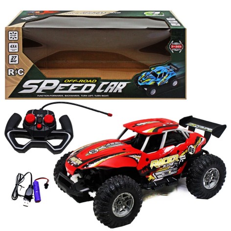 Машина на радиоуправлении красная