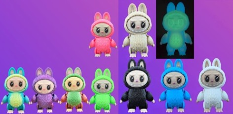 3D іграшка Лабубу (labubu) 14см рухлива (шарнірна), PLA-пластик