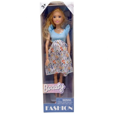 Кукла беременная "Fashion: Beauty" 29 см (ГОЛУБАЯ)