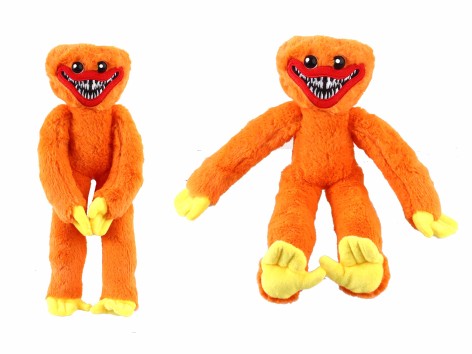 Мягкая игрушка Монстр Хаги Ваги с липучками, 45 см, оранжевый