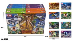 Конструктор БРЕЙНРОТ герої 7259 (56-73 дет) /24/384/16шт в кор.