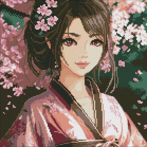 Алмазная мозаика без подрамника 