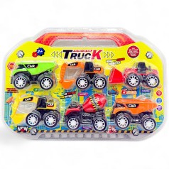 Набір будівельних машин інерційних на блістері