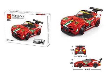 Конструктор 164 деталі, кор. 