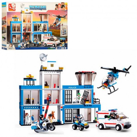 Конструктор M38-B0660 Police відділок поліції 606дет.кор.52*8*38 /8/