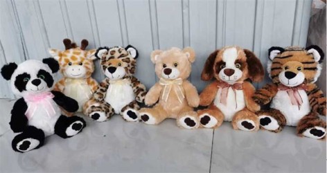 М`якая игрушка высота в сидячем положении 26 см, МИКС видов 