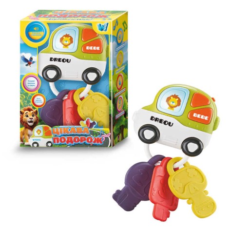 Музыкальная игрушка WToys "Интересное путешествие", озвучена на русском языке, прорезыватели, песни, загадки, сказки, подсветка 45093
