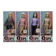 Кукла  4 вида, высота 30 см, шарнирные суставы, аксессуары, в кор.,  МИКС ВИДОВ  /168-2/