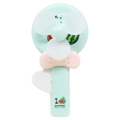 Ручной вентилятор "I love summer", голубой