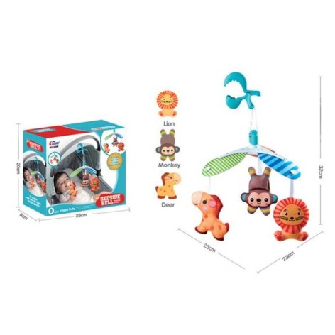 Карусель тваринки, брязкальце, в кор.