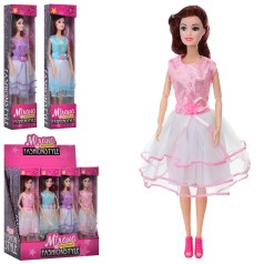 Лялька шарнірна, 29,5см, в кор-ці, (3 кольори) /6/72/12шт в кор. 33-33,5-15см