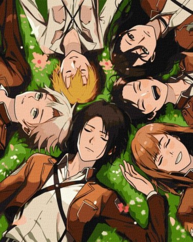 Картина по номерам – Отдых на природе 40х50 см.