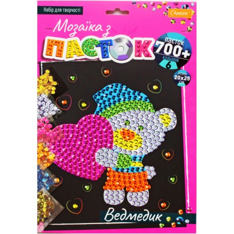 Мозаика из паеток Мишка