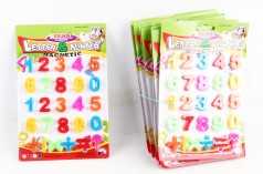 УЦЕНКА 20% Цифри і знаки на магніті маленькі арт. 8302, розмір цифр або знаків - 2,5 см, на планшеті 21,5*14,5см/500/