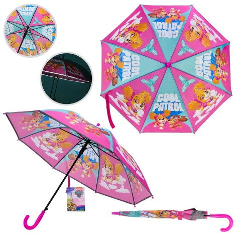 Парасолька дитяча Paw Patrol 67см світловідбиваюча стрічка /60-5/