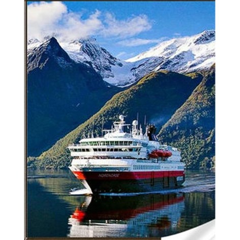 Алмазна мозаїка "Круїзний лайнер", 30х40 см