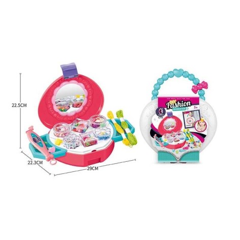 Набор для плетения ниток и бусин в сумке 60-2