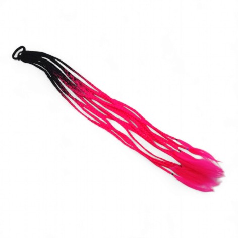 Канекалон "Африканські кіски", 12 кісок (чорно-рожевий)