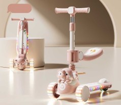 Самокат триколісний з сидінням 