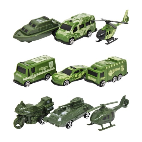 Набор военного транспорта, 9 элементов