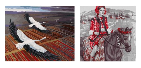 Набір для розпису по номерах.40х50 та 40х40