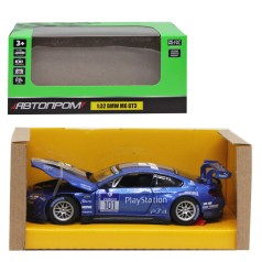 Машина металева АВТОПРОМ BMW M6 GT3, синя