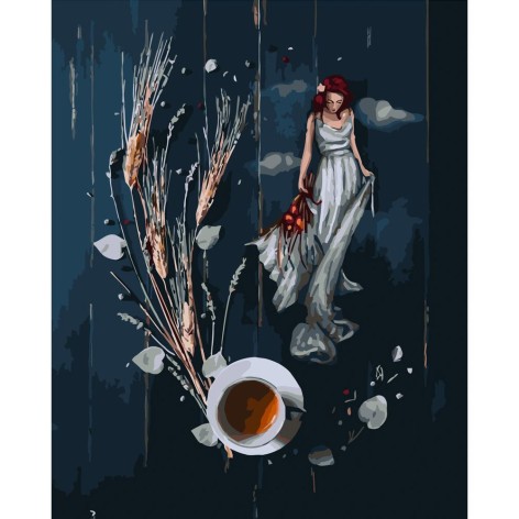 Набор для росписи по номерам Богиня урожая Strateg размером 40х50 см (GS344)