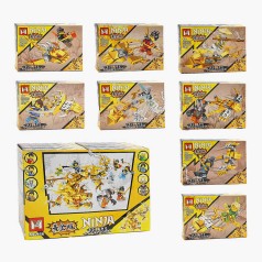 Конструктор, герой, подвижные конечности, среднее количество деталей: 42шт., в кор,  МИКС 