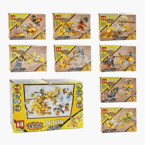 Конструктор, герой, подвижные конечности, среднее количество деталей: 42шт., в кор,  МИКС 