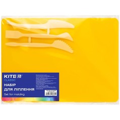 Набор для лепки (дождь.180х250 мм+ 3 стека), жел.Kite Classic