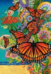 Пазлы Castorland Бабочки Монархи, 68 x 47 см 1000 элементов