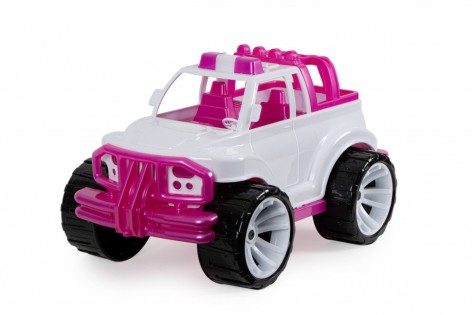 Позашляховик іграшковий великий рожевий Бамсик