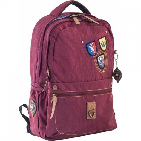 Рюкзак для подростков Yes OX 194, бордовый, 28.5*44.5*13.5